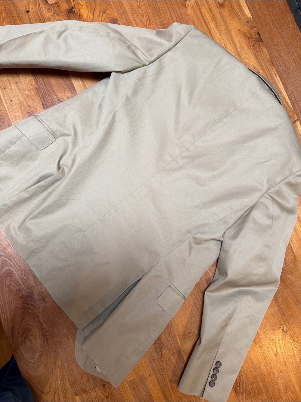 Bonobos Khaki Men's Blazer Jacket - Picture 4 of 4